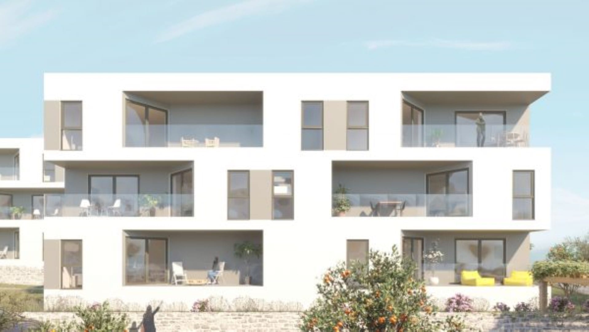 Nowoczesny apartament wysokiej jakości w nowym budynku w Sveti Filip i Jakov do sprzedania A A D Vizualizacija