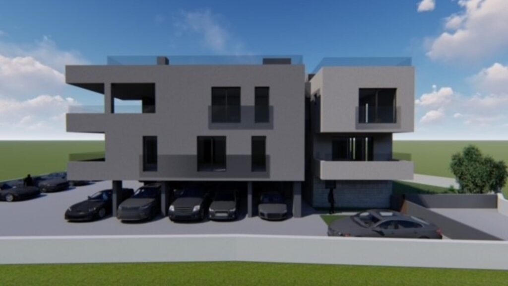 Apartament w nowym budynku, widok na morze, pierwsze piętro, 54,68 m2 - Zaton A A Zaton Apartmani