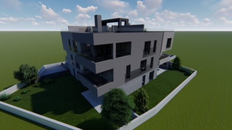 Penthouse w nowym budynku, widok na morze, drugie piętro, 129,97 m2 - Zaton A A Zaton Apartmani