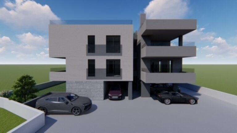 Apartament w nowym budynku, widok na morze, pierwsze piętro, 54,60 m2 - Zaton A A Zaton Apartmani