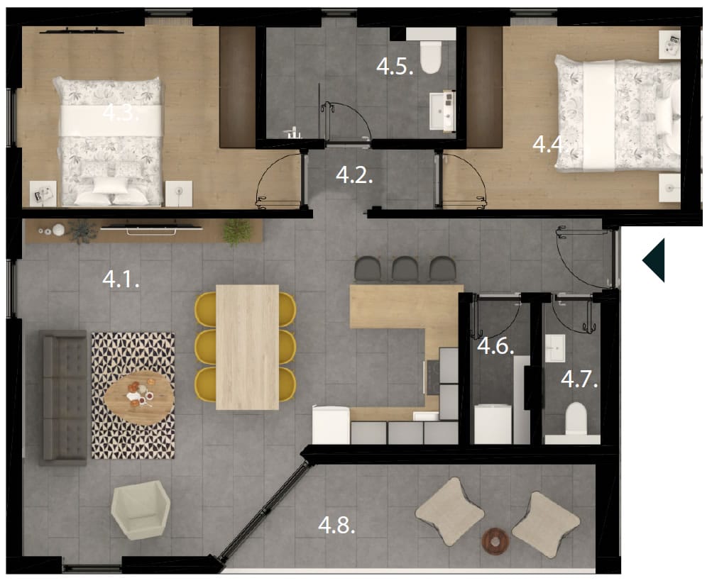 Apartament, wysokiej jakości i nowoczesny nowy budynek, Sveti Filip i Jakov A Z S
