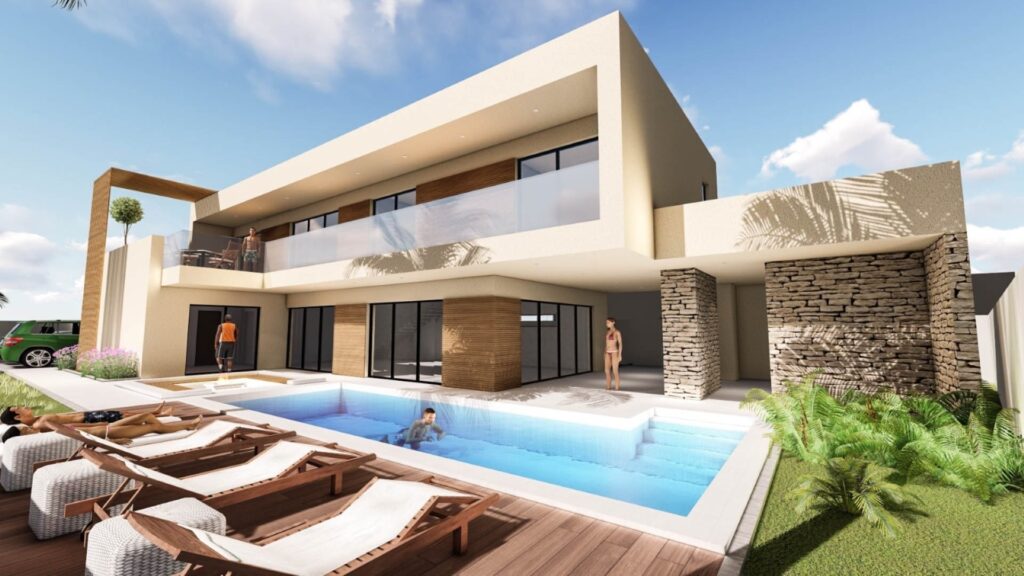 Nowoczesna, nowa willa z basenem w spokojnej okolicy, Zaton H Emporia Nekretnine Zadar House Haus Kuca