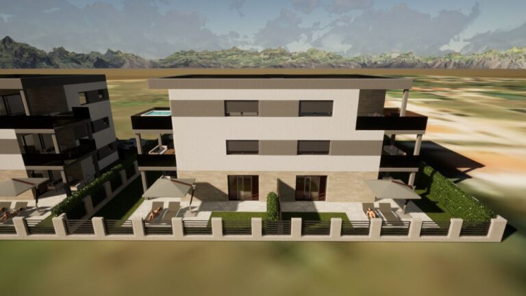 Apartament w nowym budynku, Privlaka, 140 m od morza, widok na morze A A Privlaka