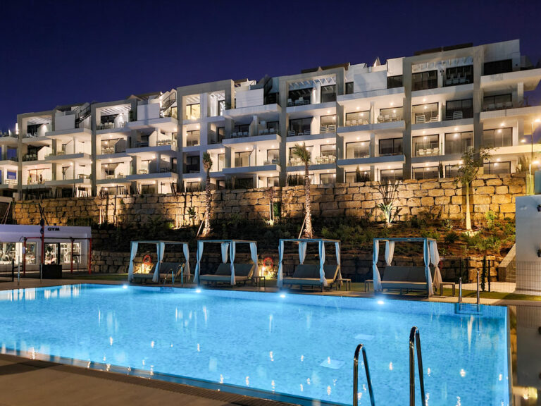 Słoneczny apartament w centrum Mijas, Hiszpania B A C C E E C F A B