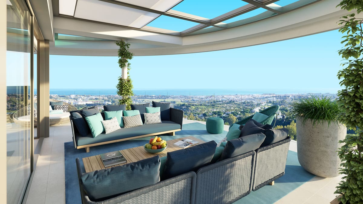Futurystyczny penthouse w Benahavís Hiszpania Ad Cbd Be C A Ef