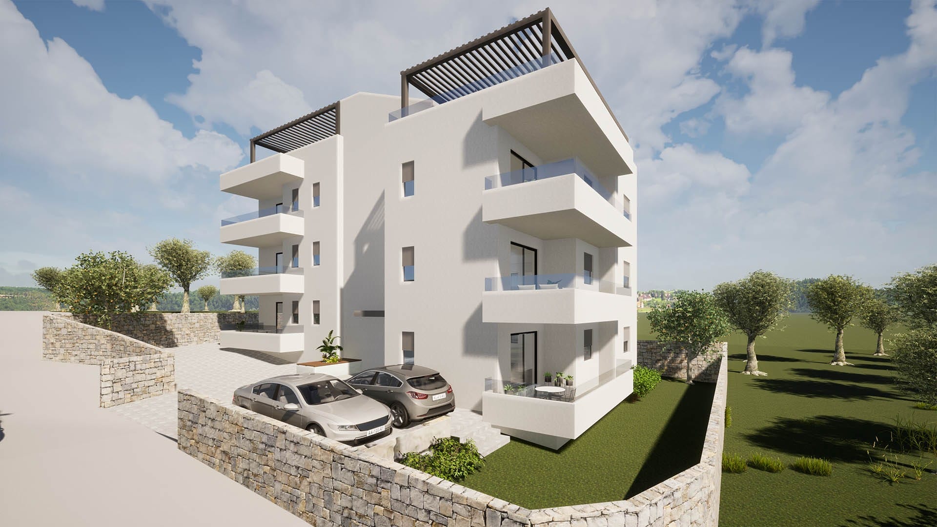 Apartament w Sveti Filip i Jakov, 69,02 m2, parter A A Sveti Filip I Jakov Eksterijer