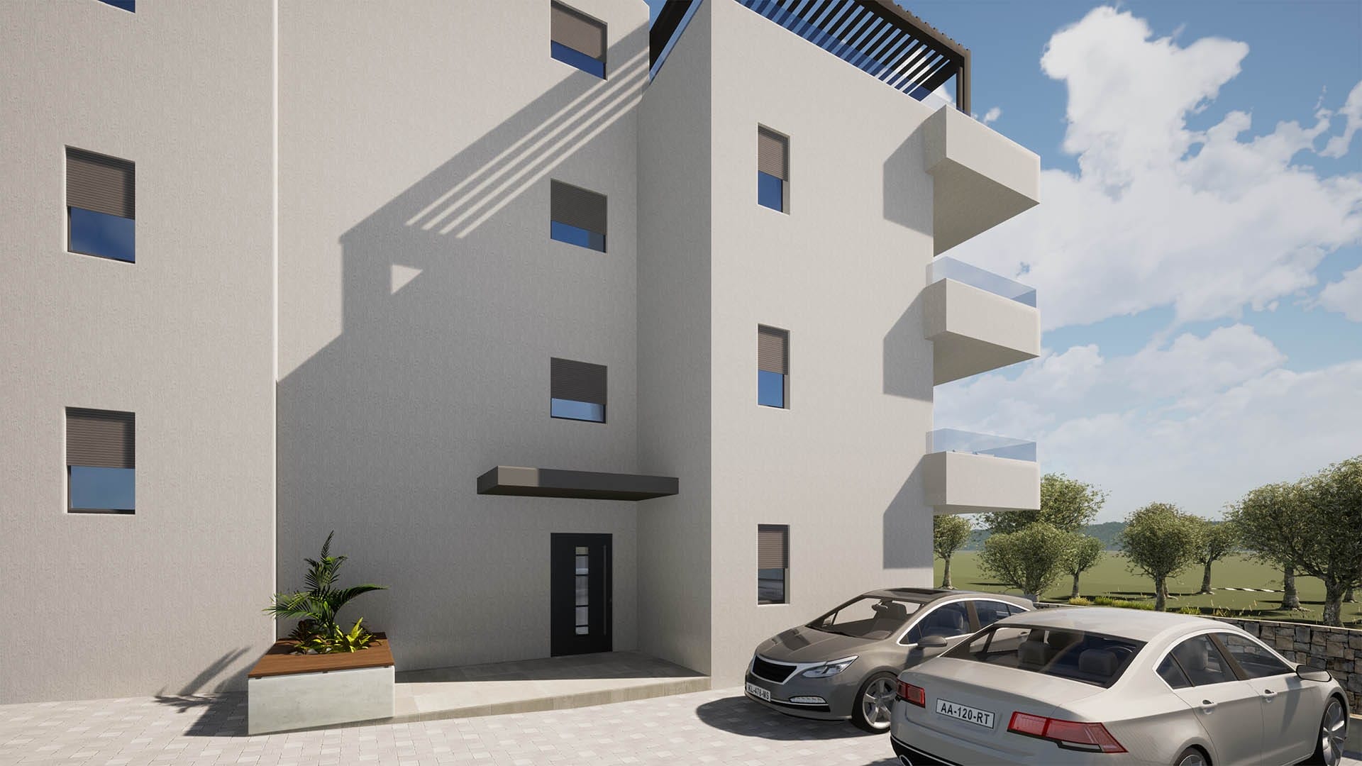 Apartament w Sveti Filip i Jakov, 69,02 m2, parter A A Sveti Filip I Jakov Eksterijer
