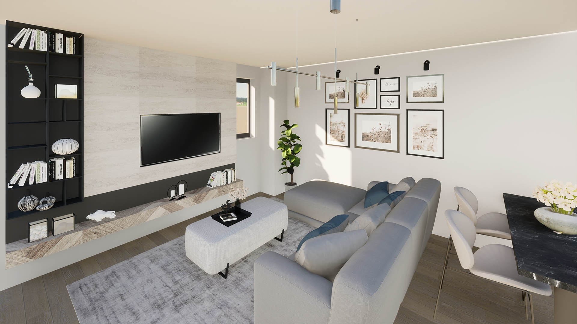 Apartament w Sveti Filip i Jakov, 69,02 m2, parter A A Sveti Filip I Jakov Interijeri
