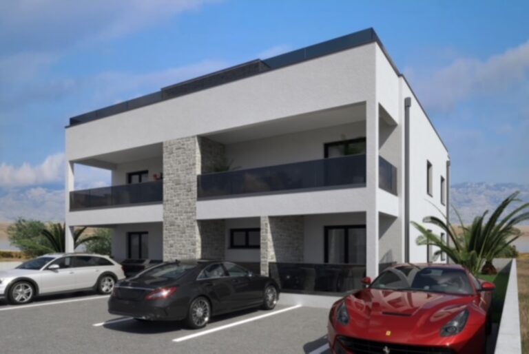 Apartament z widokiem na morze, ogród, parter, 86,74 m2, Vir A A Vir Apartmani
