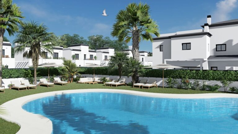 Willa z zabudową bliźniaczą w Gran Alacant, Costa Blanca Południowa Hiszpania D