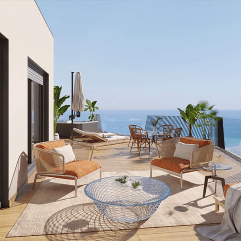Urokliwy apartament w Villajoyosa, Północna Costa Blanca Hiszpania D