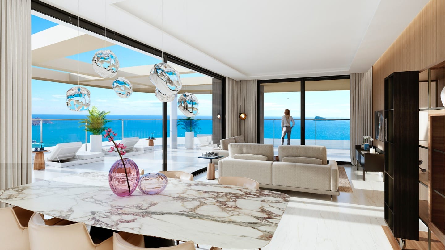 Luksusowy penthouse na sprzedaż w Benidorm, Północna Costa Blanca Hiszpania D