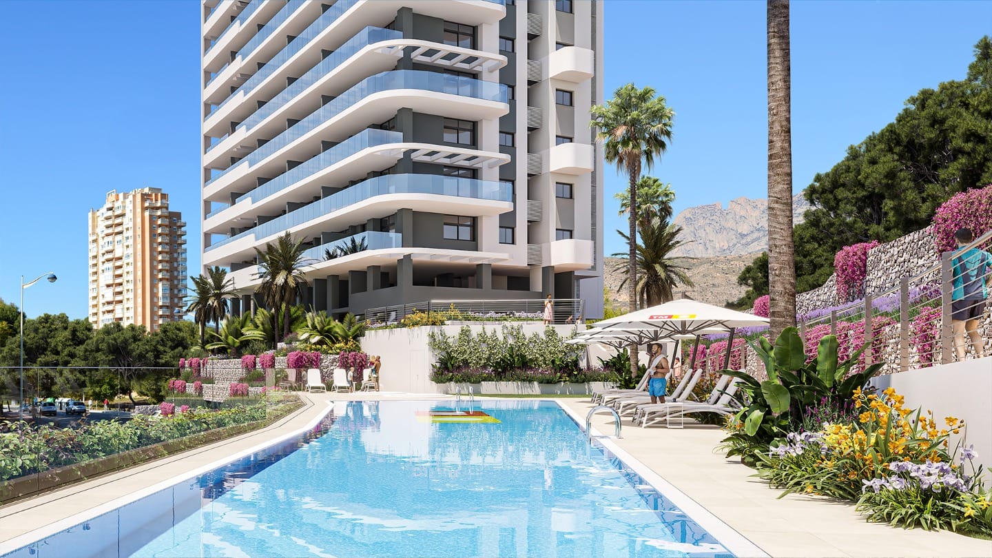 Elegancki penthouse w Benidorm, Północna Costa Blanca Hiszpania D