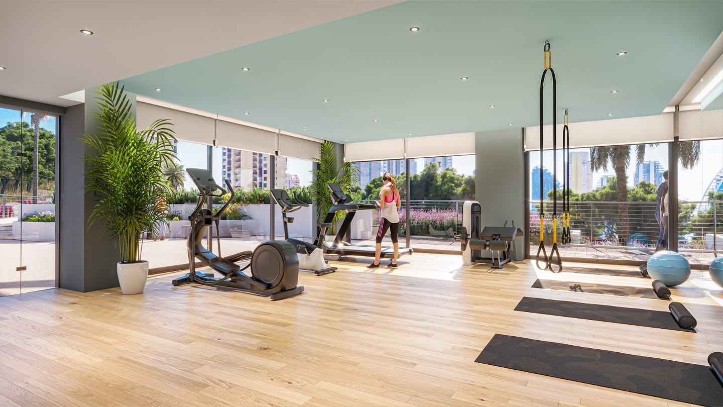 Przestronny apartament na sprzedaż w Benidorm, Północna Costa Blanca Hiszpania D