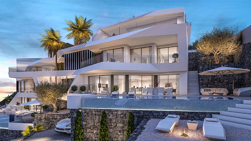 Piękna willa w Altea, Północna Costa Blanca Hiszpania D