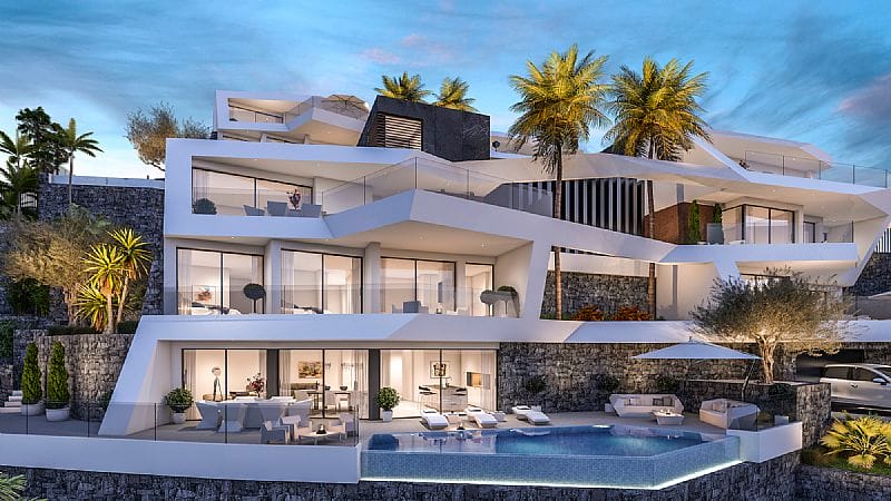 Piękna willa w Altea, Północna Costa Blanca Hiszpania D