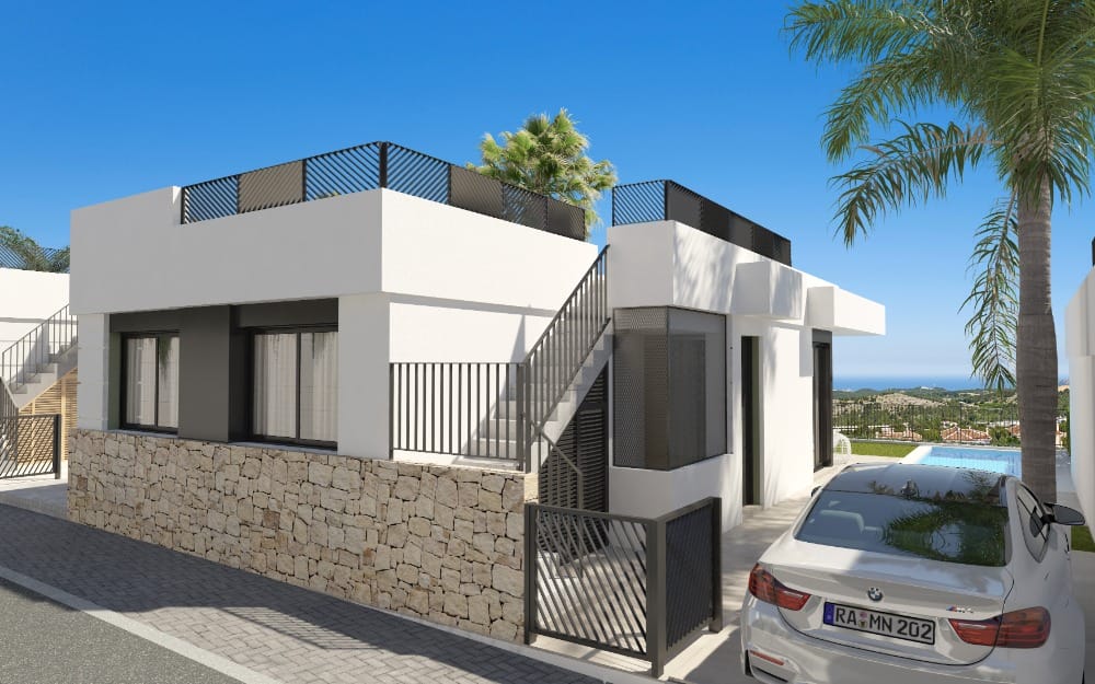 Willa w Polop, Północna Costa Blanca Hiszpania D