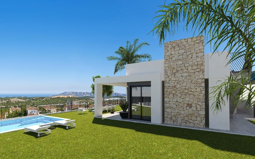 Willa na sprzedaż w Polop, Północna Costa Blanca Hiszpania D