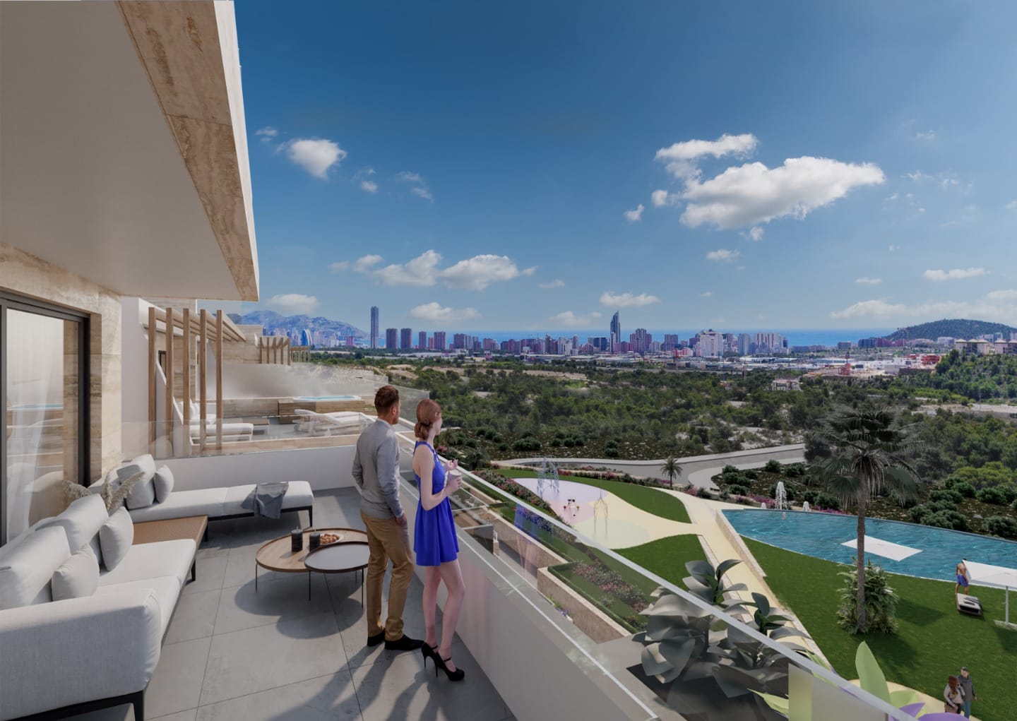 Duplex w Finestrat, Północna Costa Blanca Hiszpania D