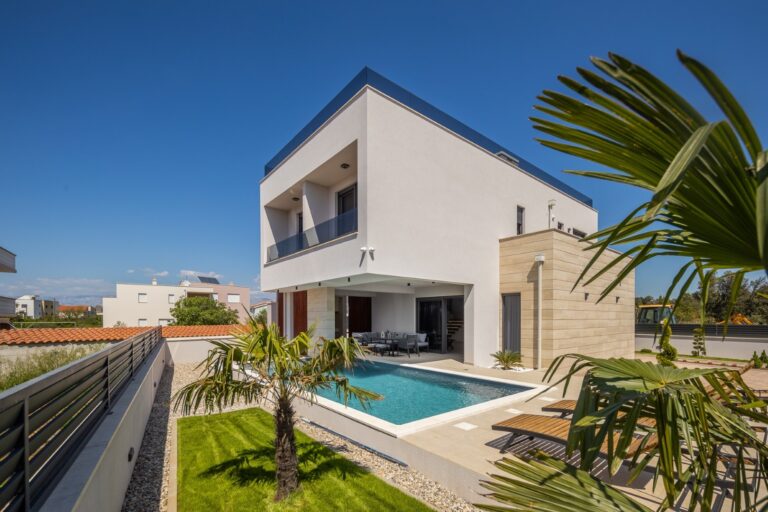 Luksusowa willa z basenem, nowy budynek, Zaton H Zaton Villa Pool Sea