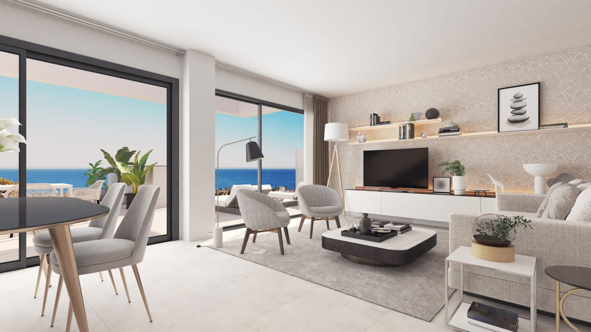Apartament na środkowym piętrze w Manilva Hiszpania Fcab C B Cd E
