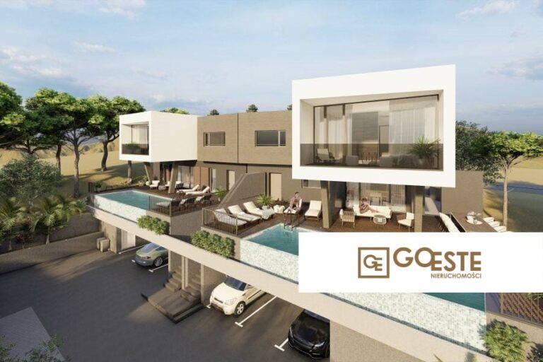 Nowoczesna willa w zabudowie bliźniaczej z widokiem na morze - REF ID: 2035/123 w Trogir Chorwacja Trogir Modern Villa With Pool And A Sea View For Sale