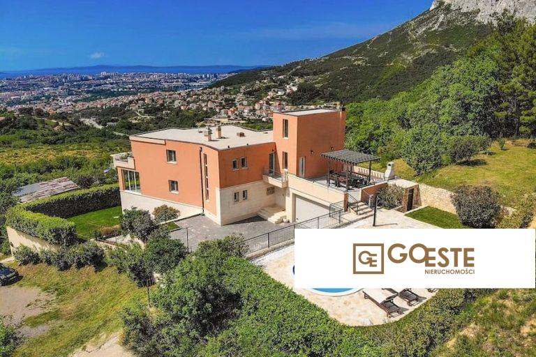 Luksusowa willa ze wspaniałym widokiem na miasto - REF ID: 4663/30 w Split okolica Chorwacja Solin Villa For Sale With Sea View