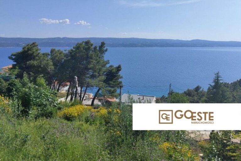 Działka z projektem i widokiem na morze - REF ID: 5269/30 w Omis Chorwacja Omis Building Land With Project For Sale