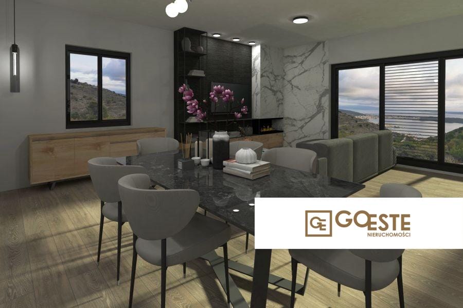 Nowoczesna willa z widokiem na morze - REF ID: 2035/73 w Trogir Chorwacja Trogir Villa With Sea View For Sale