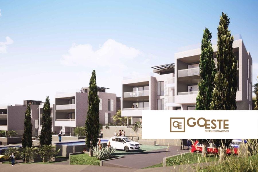 Apartamenty z basenem i otwartym widokiem na morze - REF ID: 2035/113 w Trogir Chorwacja Trogir In A New Building For Sale