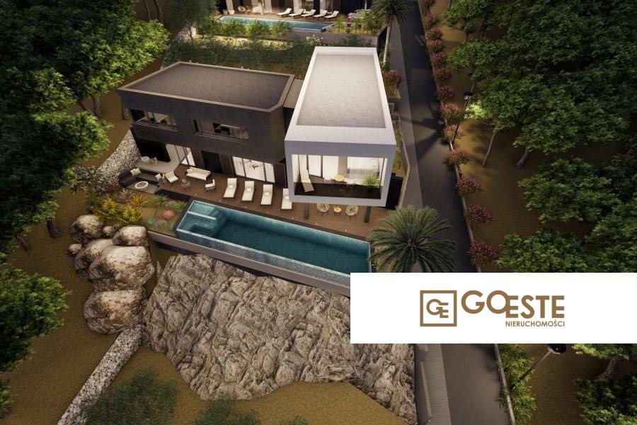 Nowoczesna willa z panoramicznym widokiem na morze - REF ID: 2035/120 w Trogir Chorwacja Trogir Villa With Pool For Sale