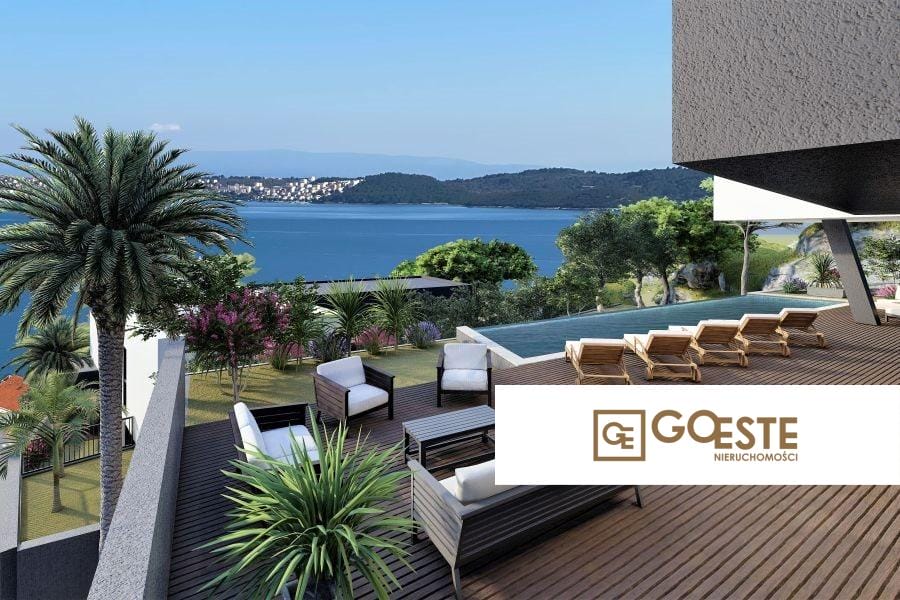 Willa w budowie z basenem i widokiem na morze - REF ID: 2035/121 w Trogir Chorwacja Trogir Villa With Pool And A Sea View For Sale