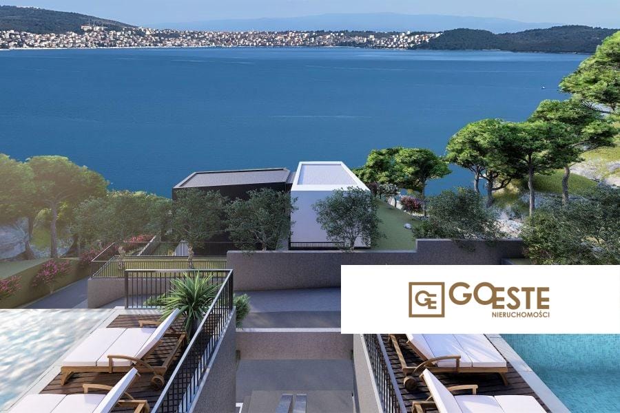 Luksusowa willa w zabudowie bliźniaczej z basenem - REF ID: 2035/122 w Trogir Chorwacja Luxury Villa With Pool For Sale