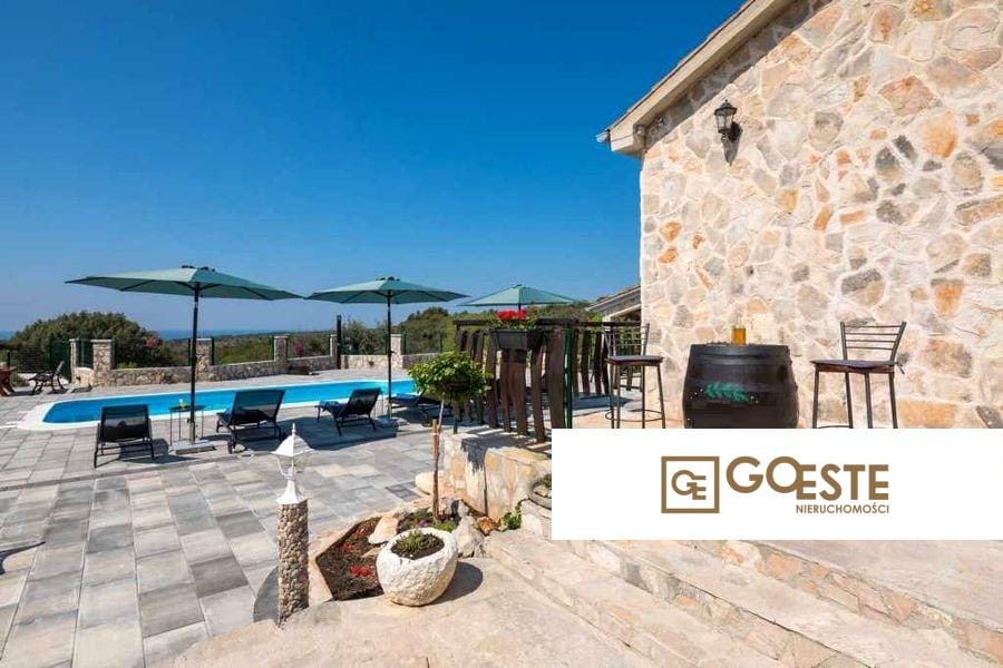 Nowo wybudowana kamienna willa z basenem - REF ID: 2021/249 w Rogoźnica Chorwacja Near Rogoznica New Stone Villa With Pool For Sale
