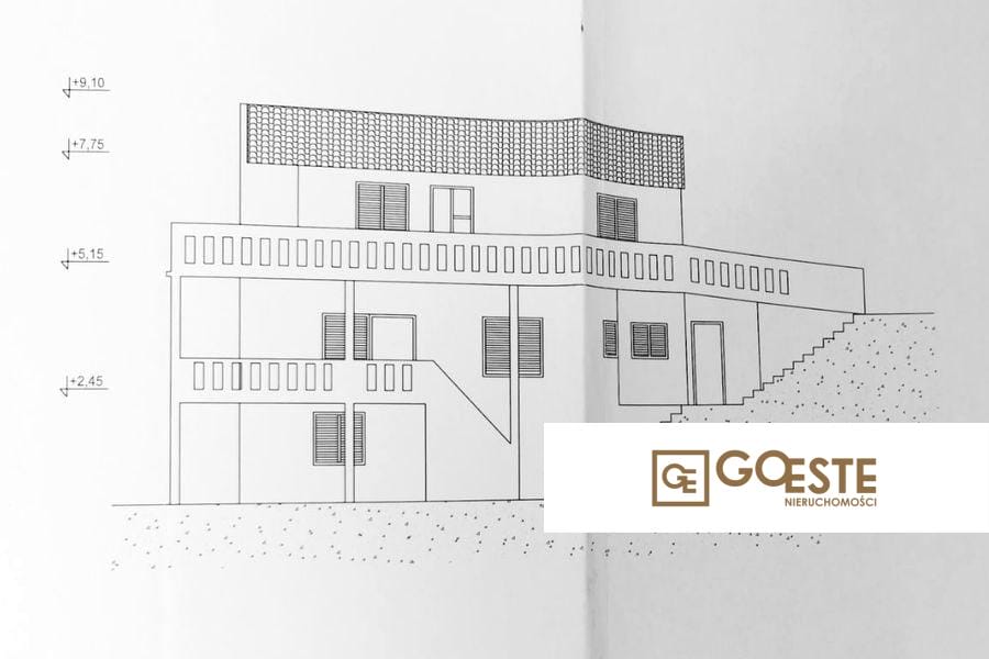 Dom z otwartym widokiem na morze - REF ID: 2031/73 w Rogoźnica Chorwacja Rogoznica House With Open Sea View For Sale