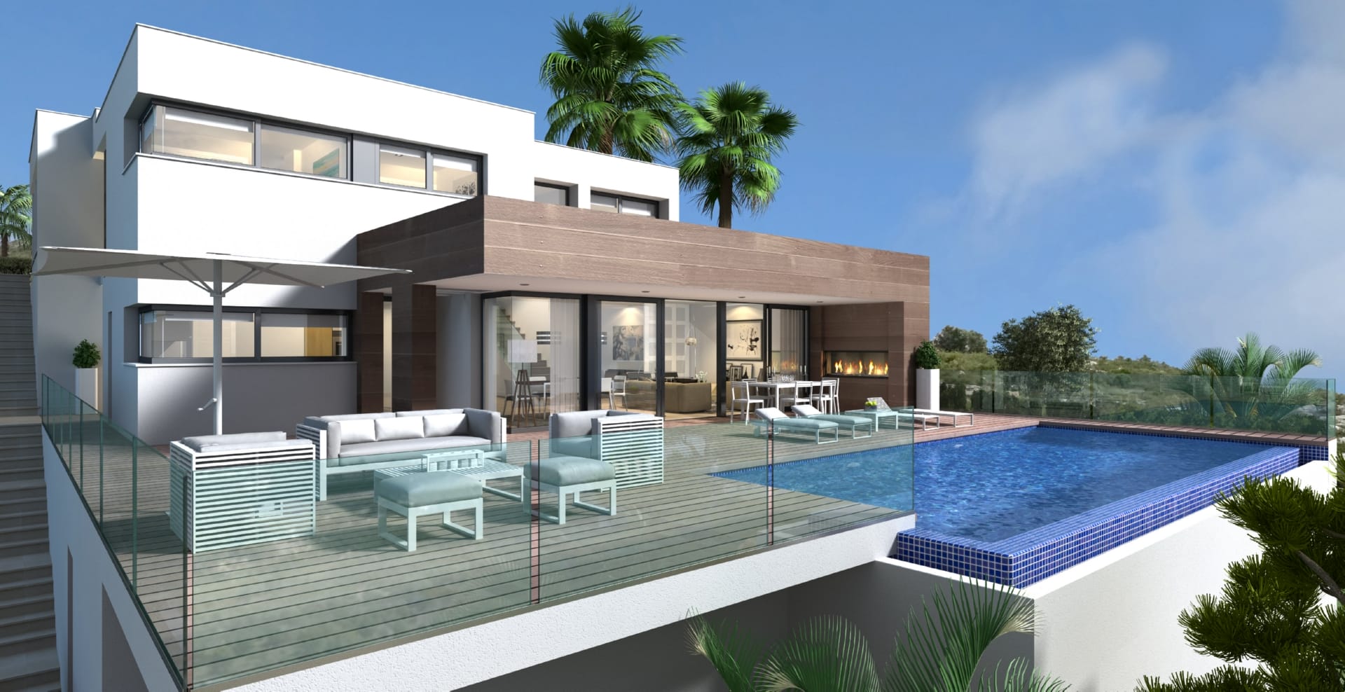 VILLAS w Cumbre del Sol, alicante, hiszpania J Sn