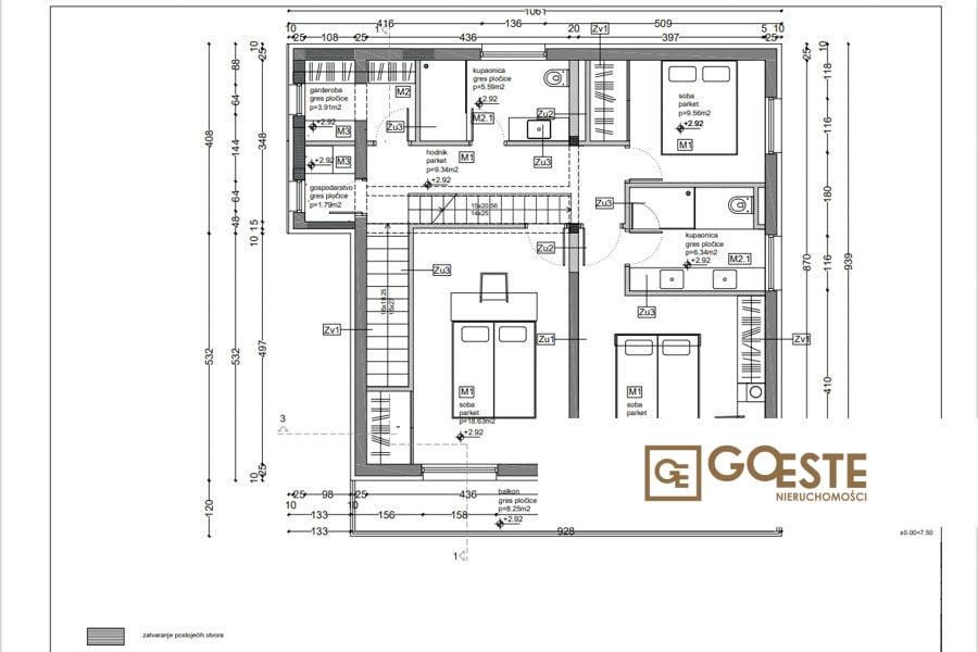 Vinišće, nieruchomość z projektem willi z basenem - REF ID: 2011/100 w Trogir Chorwacja Project Villa Sea View For Sale