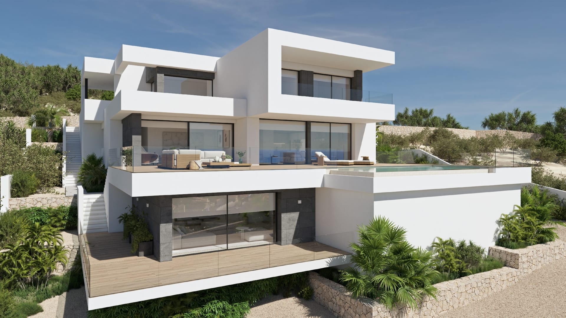 VILLAS w Cumbre del Sol, alicante, hiszpania Vapf Aj Day Hq Test Sn