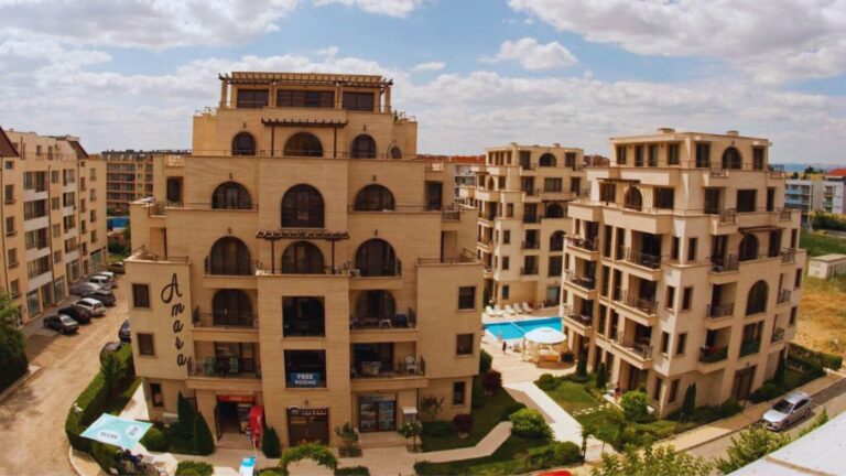 Mieszkanie z jedną sypialnią w kompleksie Amara, Słoneczny Brzeg | GST-0831 C D E B Bbbc D B B