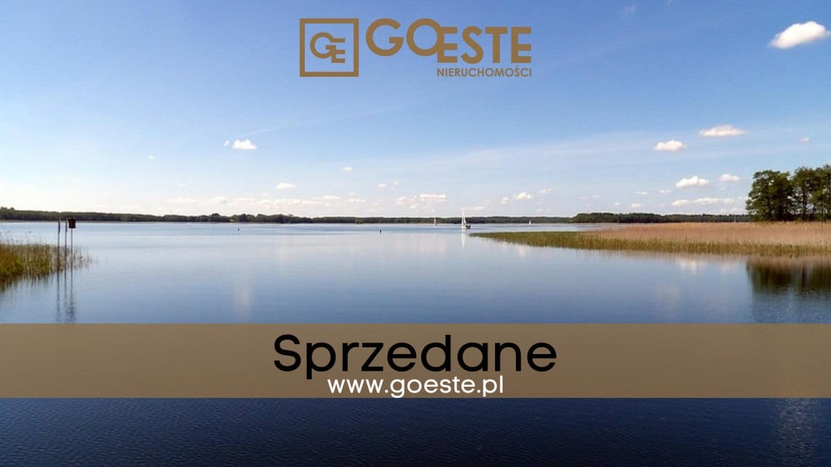 Mazury działka na sprzedaż z linią brzegową 1000m2