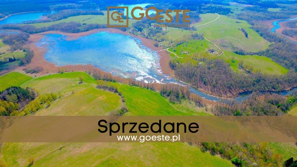 Mazury działka na sprzedaż z linią brzegową