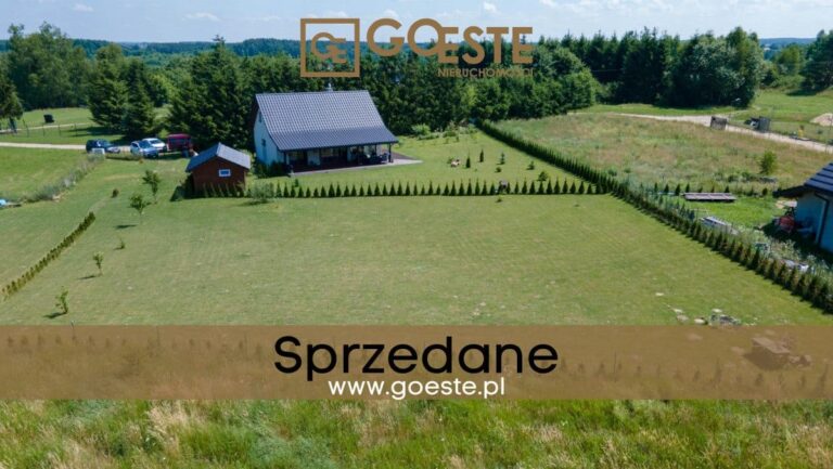 Działka budowlana nad jeziorem na Mazurach