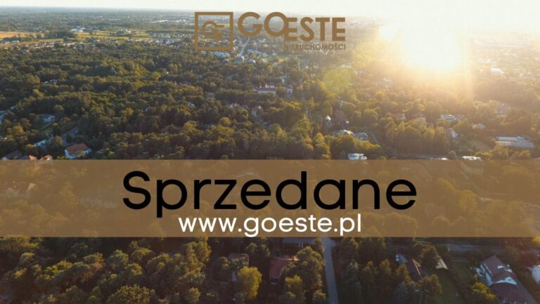 Działka budowlana z domem Konstancin Jeziorna