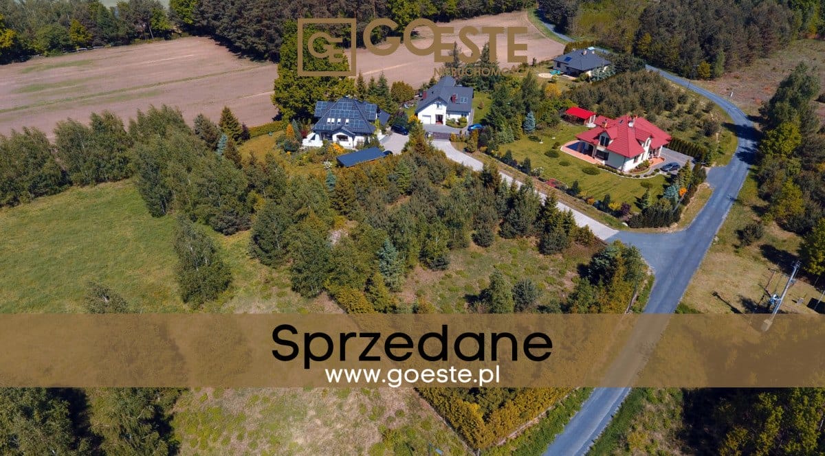 Działka budowlana ogrodzona Wężyk przy S8
