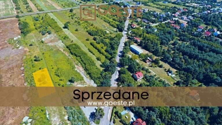 Działka budowlana pod Warszawą blisko stacji PKP