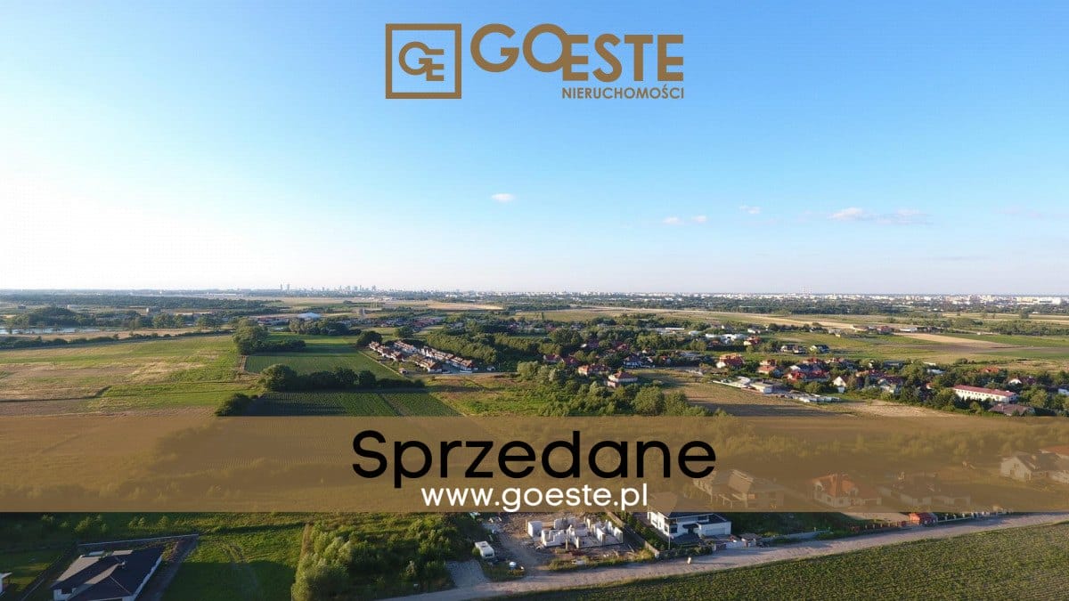 Działka budowlana na obrzeżach Warszawy - Dawidy Bankowe 1020m2