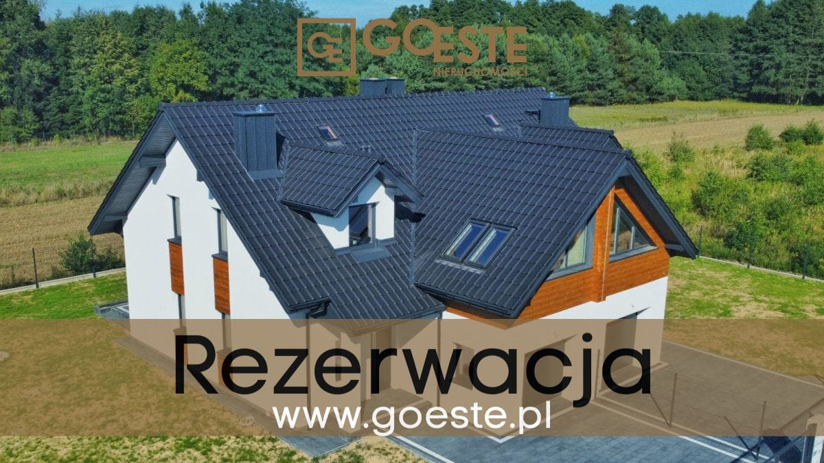 Nowoczesny dom w zabudowie bliźniaczej w spokojnej okolicy Nieporętu i warszawskiej Białołęki