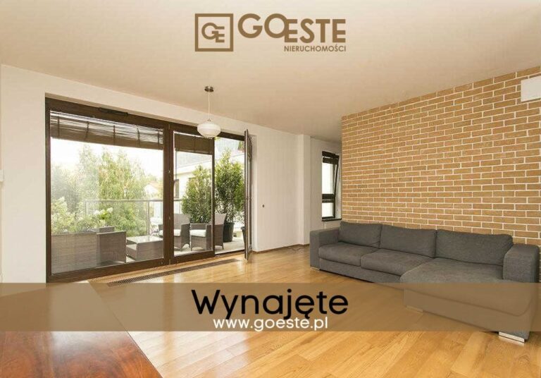 Wilanów do wynajęcia 3pok. taras garaż