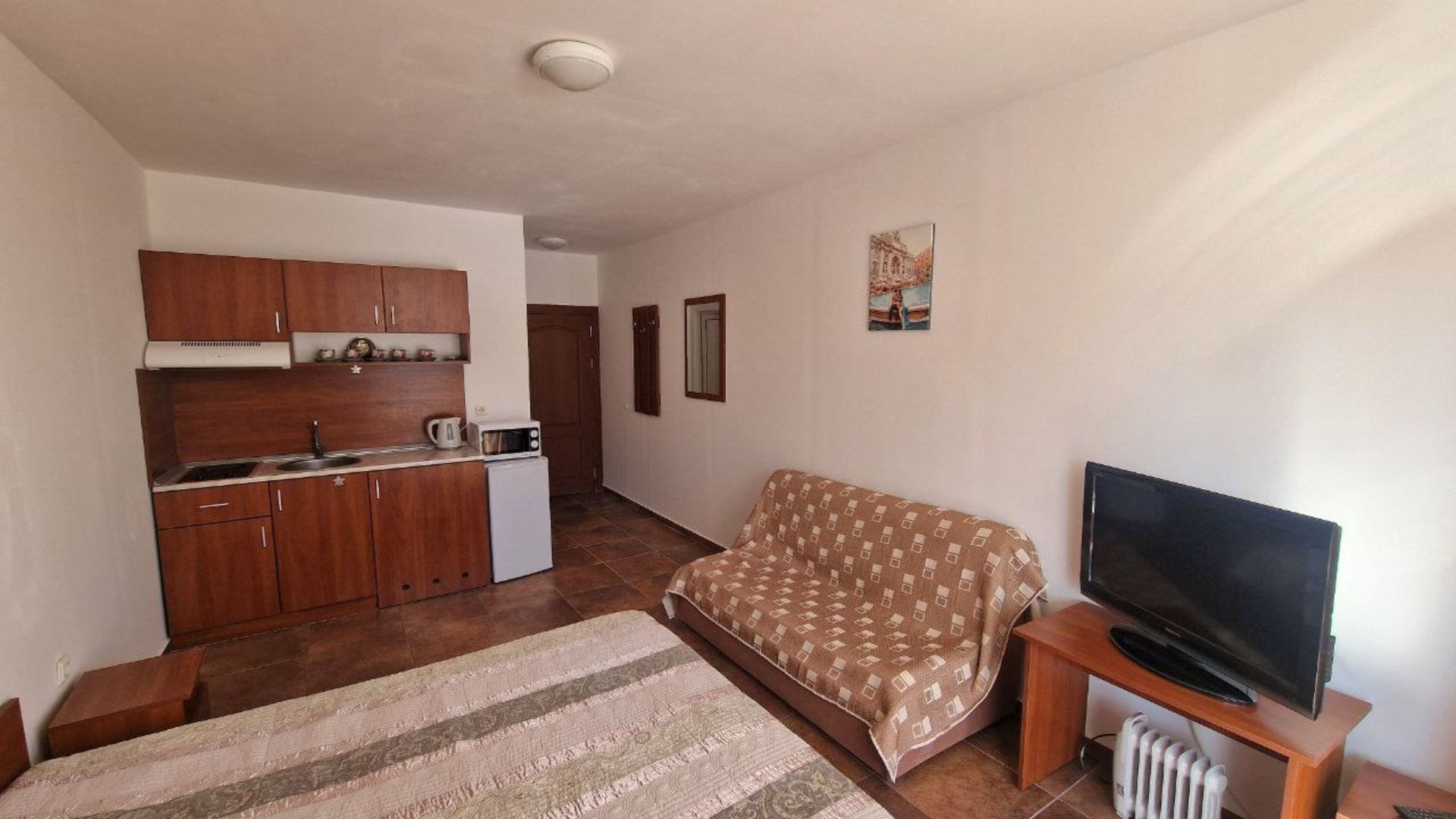 Przytulne studio 37 m2 w Słonecznym Brzegu z jedną sypialnią GoESTE Nieruchomości 71a447a284541bbbc5394efdde904731
