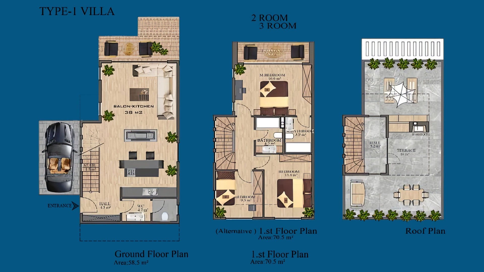 Willa 3+1 145m2 w Girne, Cypr  GoESTE Nieruchomości 1716971991-0